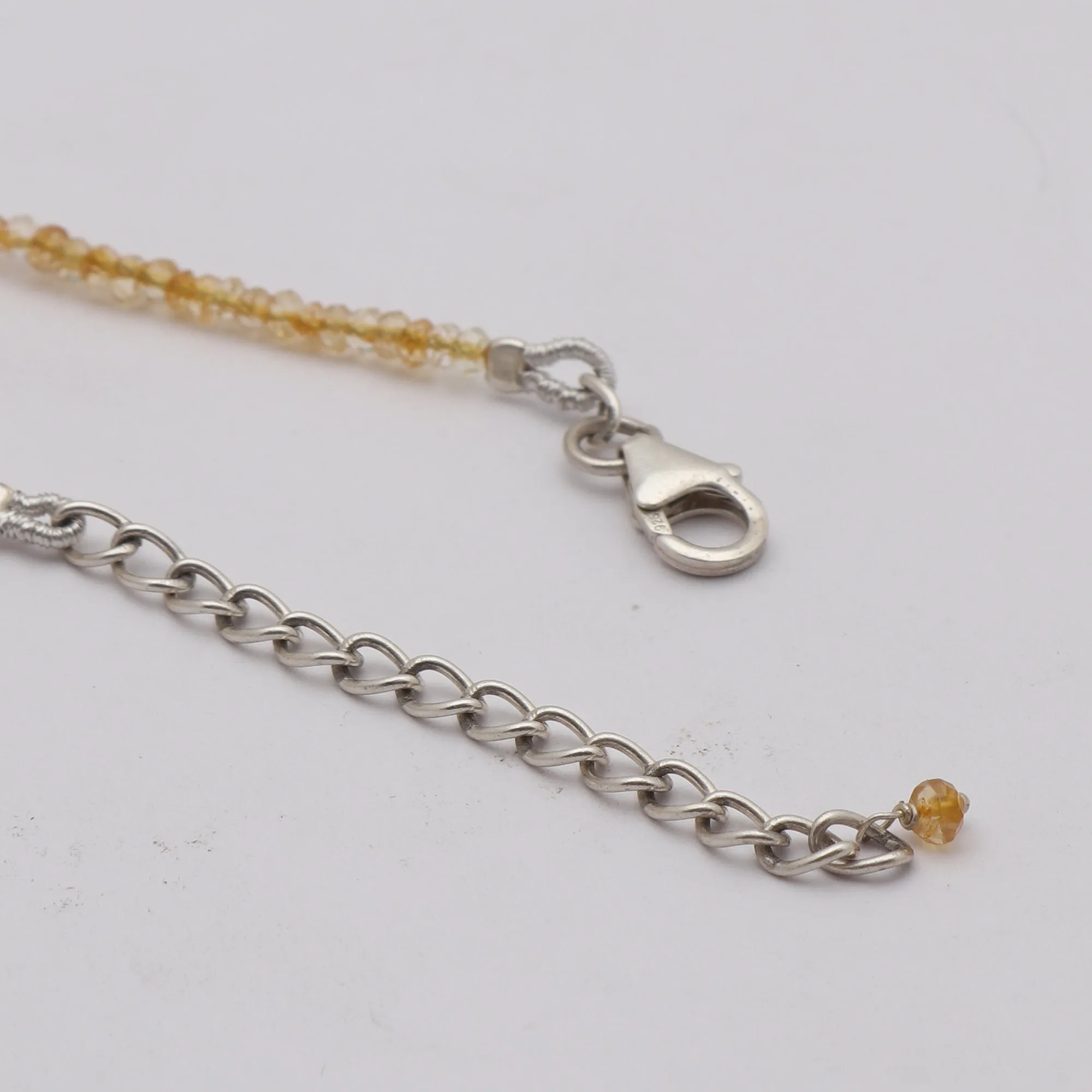 Natural Citrine Beads Necklace