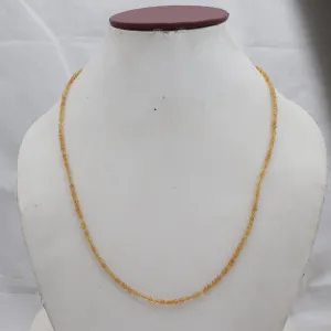 Natural Citrine Beads Necklace