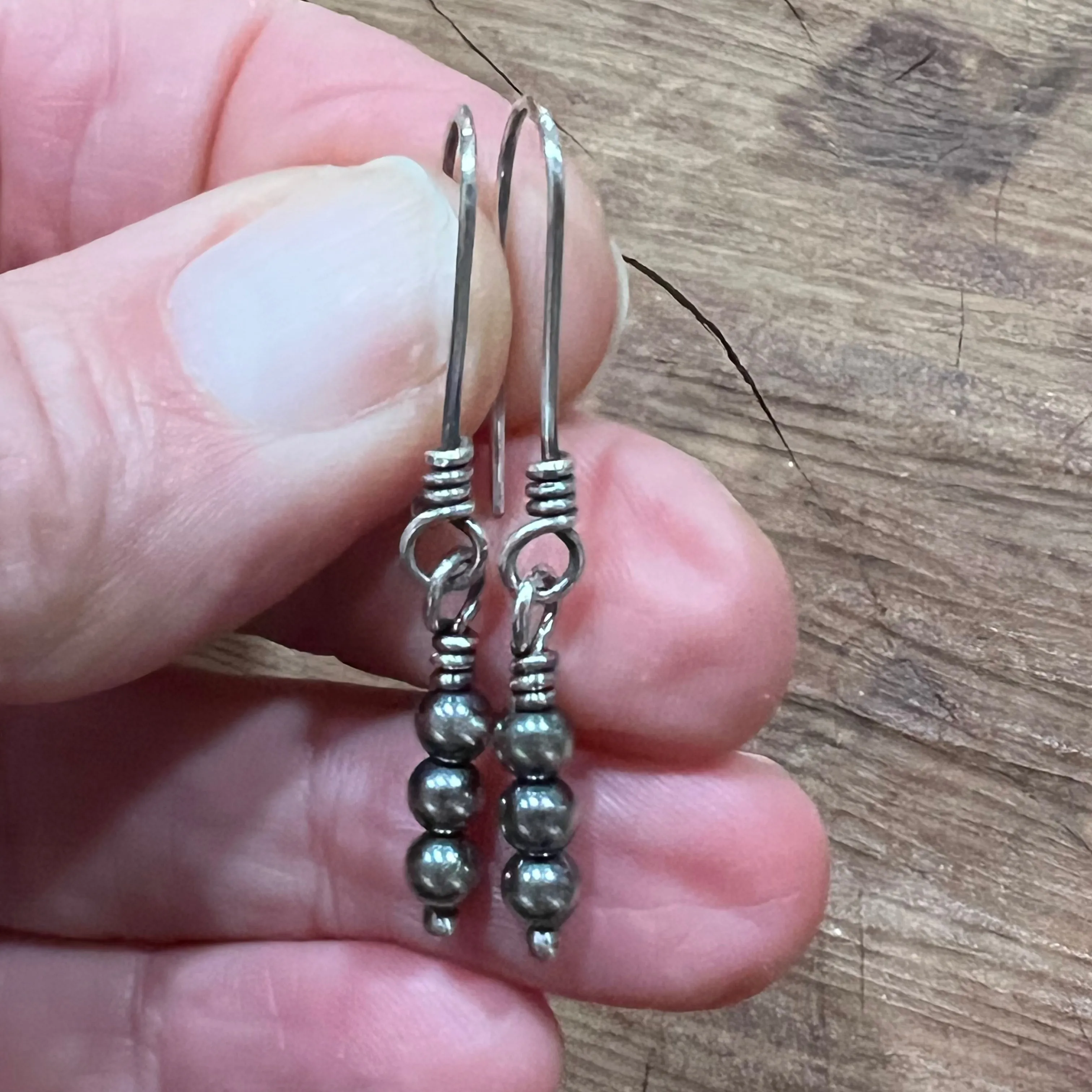 Navajo Pearl Dangle Earrings