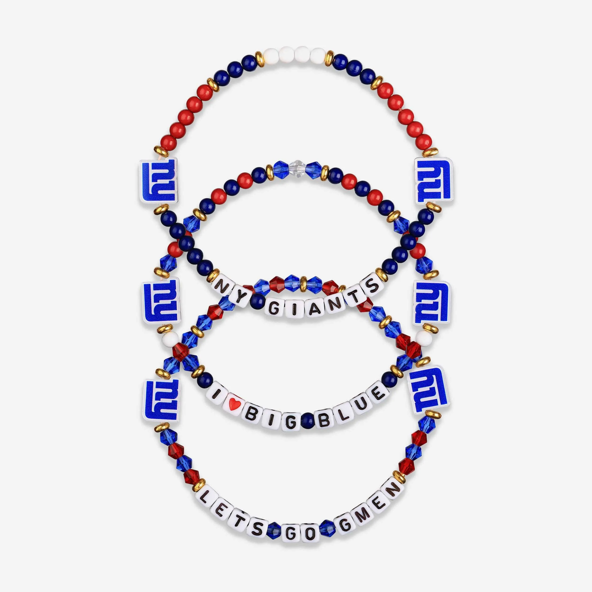 New York Giants 3 Pack Friendship Bracelet