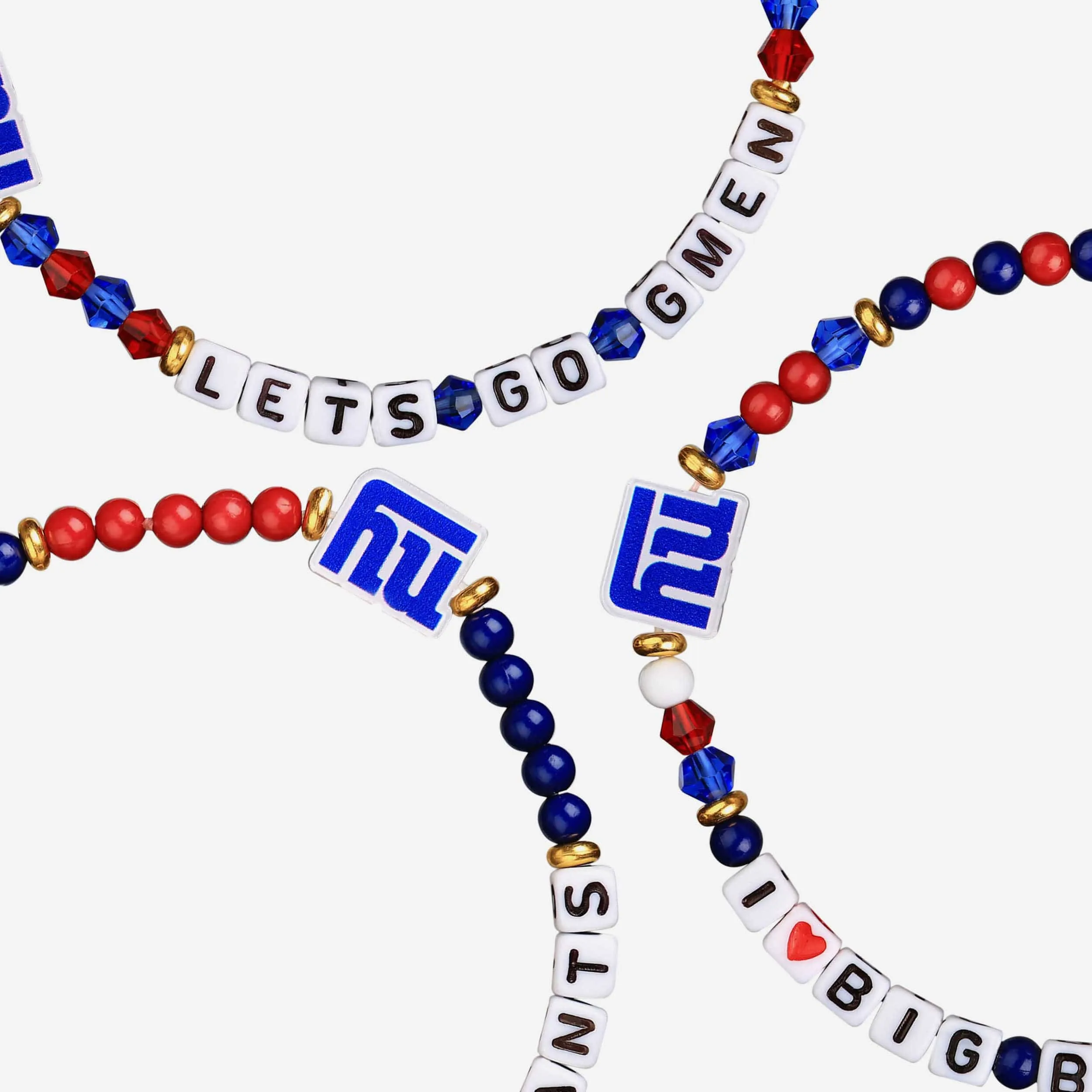 New York Giants 3 Pack Friendship Bracelet