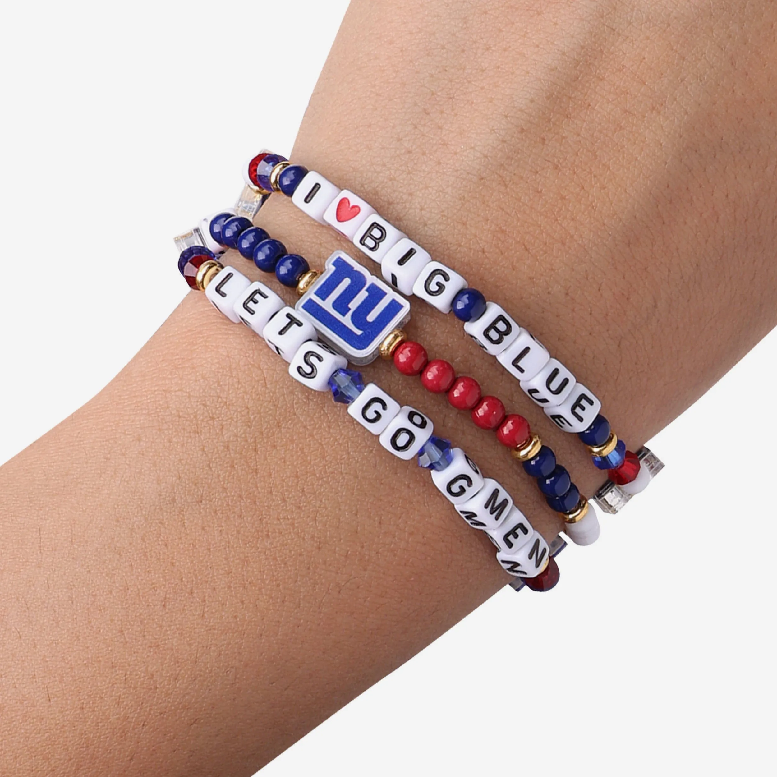 New York Giants 3 Pack Friendship Bracelet
