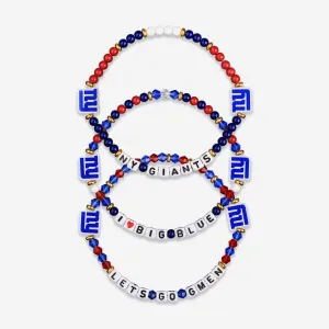 New York Giants 3 Pack Friendship Bracelet