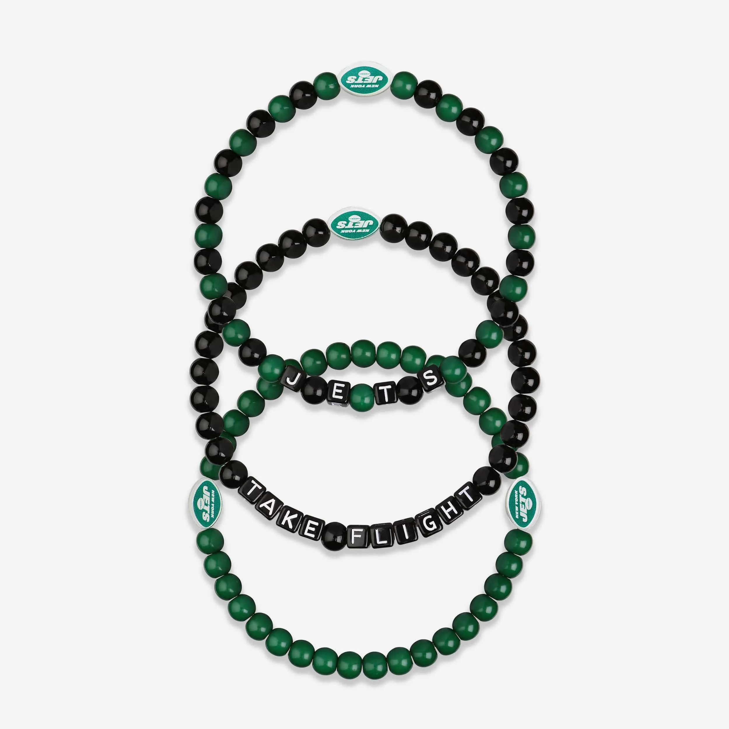 New York Jets 3 Pack Beaded Friendship Bracelet
