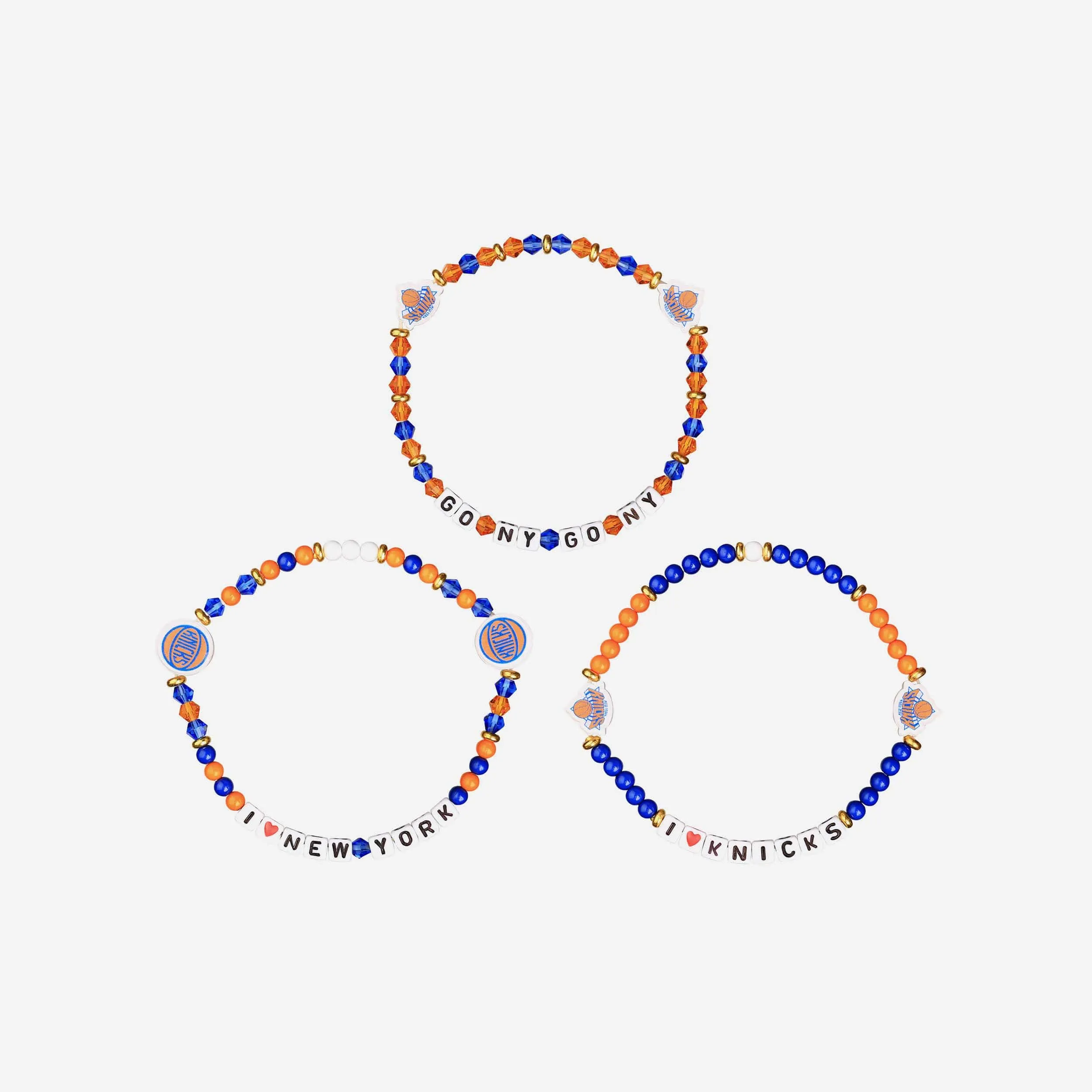 New York Knicks 3 Pack Friendship Bracelet