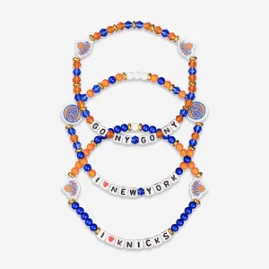 New York Knicks 3 Pack Friendship Bracelet