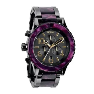 Nixon 42-20 Chronograph Gunmetal Velvet Unisex Watch Women's Watch A037-1345