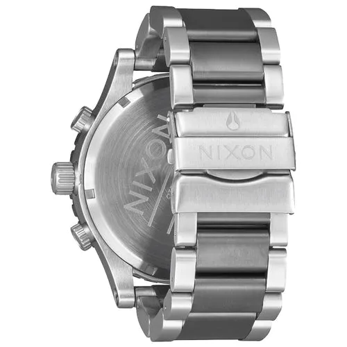 Nixon 51-30 Chronograph Silver & Black Men's Watch A083-2304