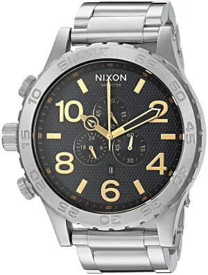 Nixon 51-30 Chronograph Silver Men's Watch Men's Watch A083-2730