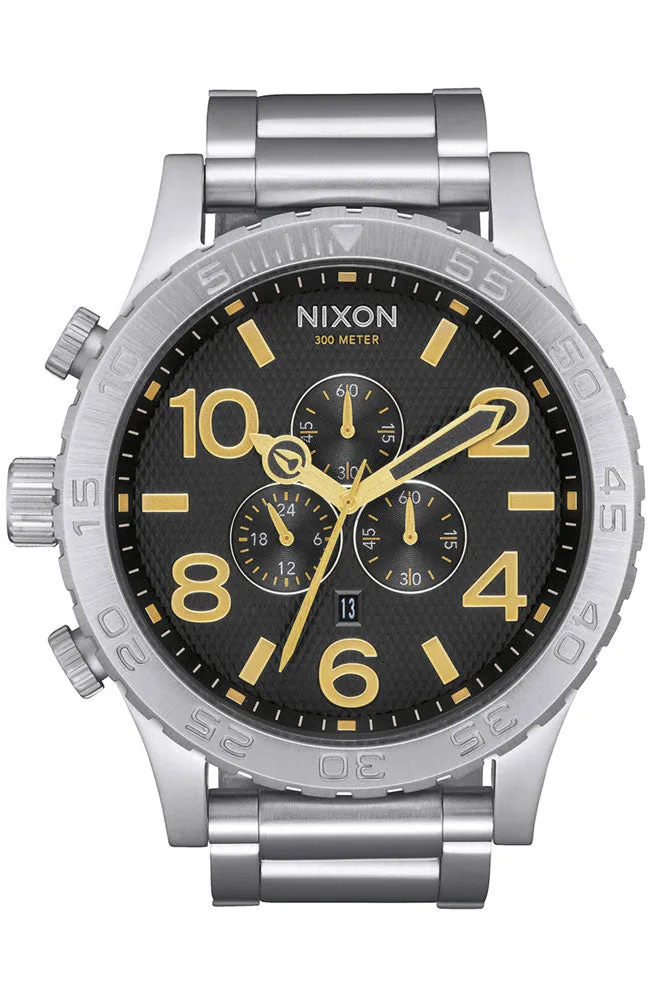 Nixon 51-30 Chronograph Silver Men's Watch Men's Watch A083-2730