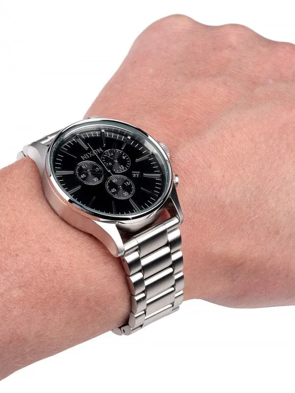 Nixon Sentry Chronograph Black Dial Men's Watch  Men's Watch A386-000