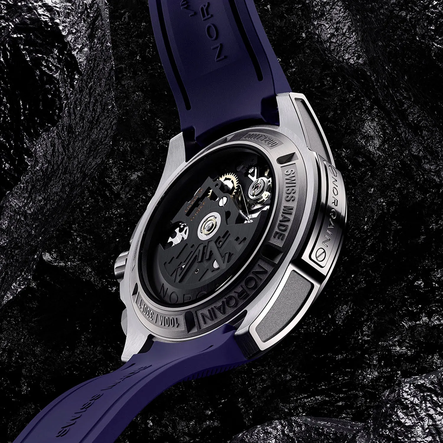 NORQAIN Independence Skeleton Chrono Automatic – NNT3200C/P320/322CHPR.20TN