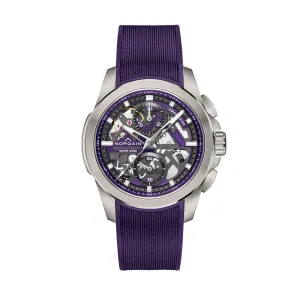 NORQAIN Independence Skeleton Chrono Automatic – NNT3200C/P320/322CHPR.20TN