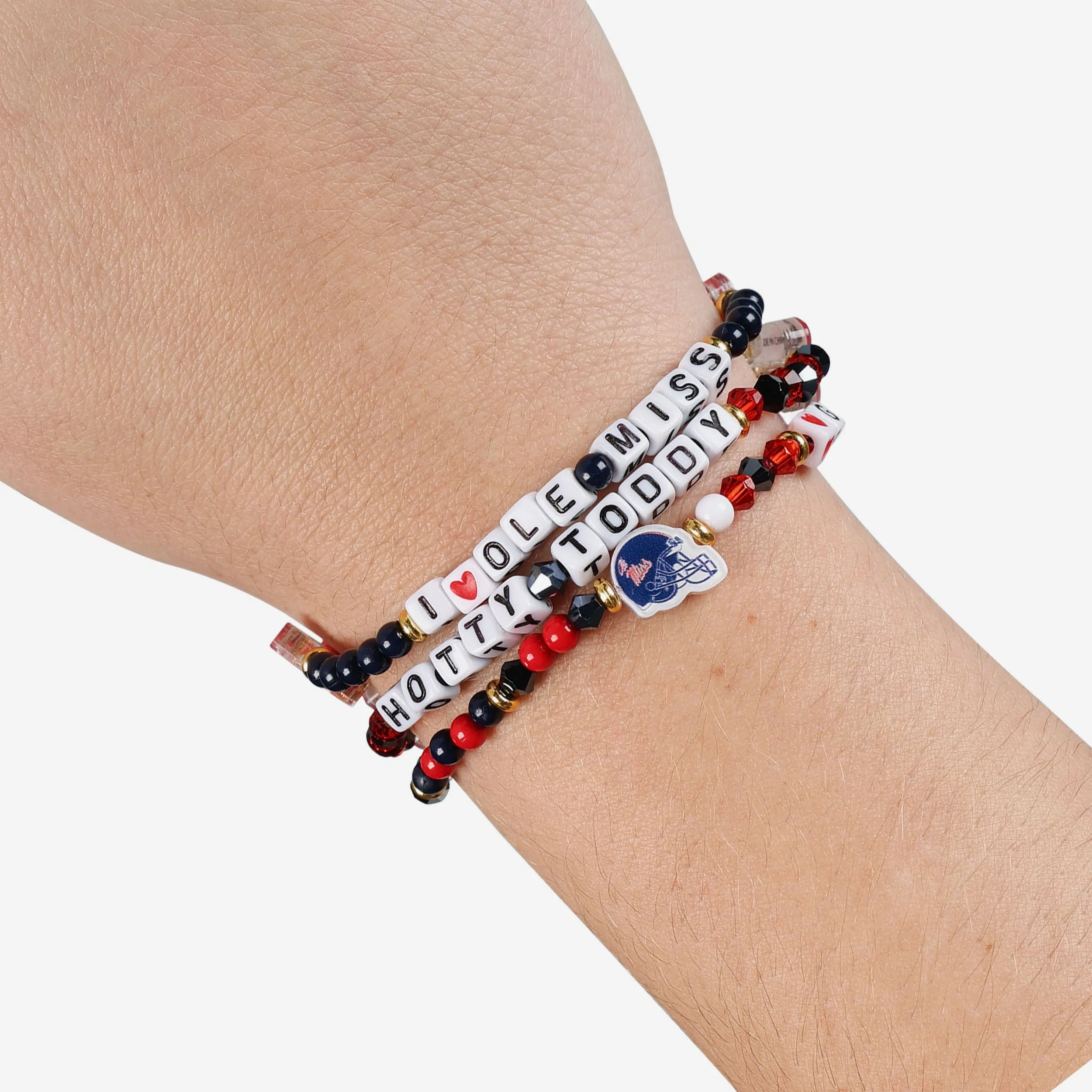 Ole Miss Rebels 3 Pack Friendship Bracelet