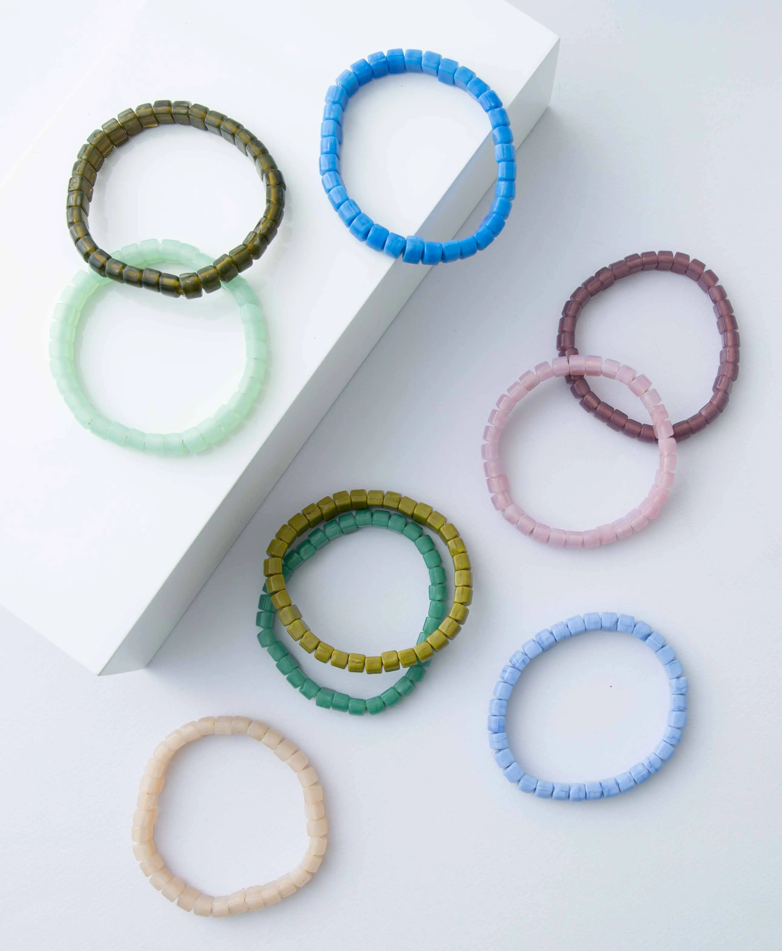 Opaque Glass Bracelet Bar