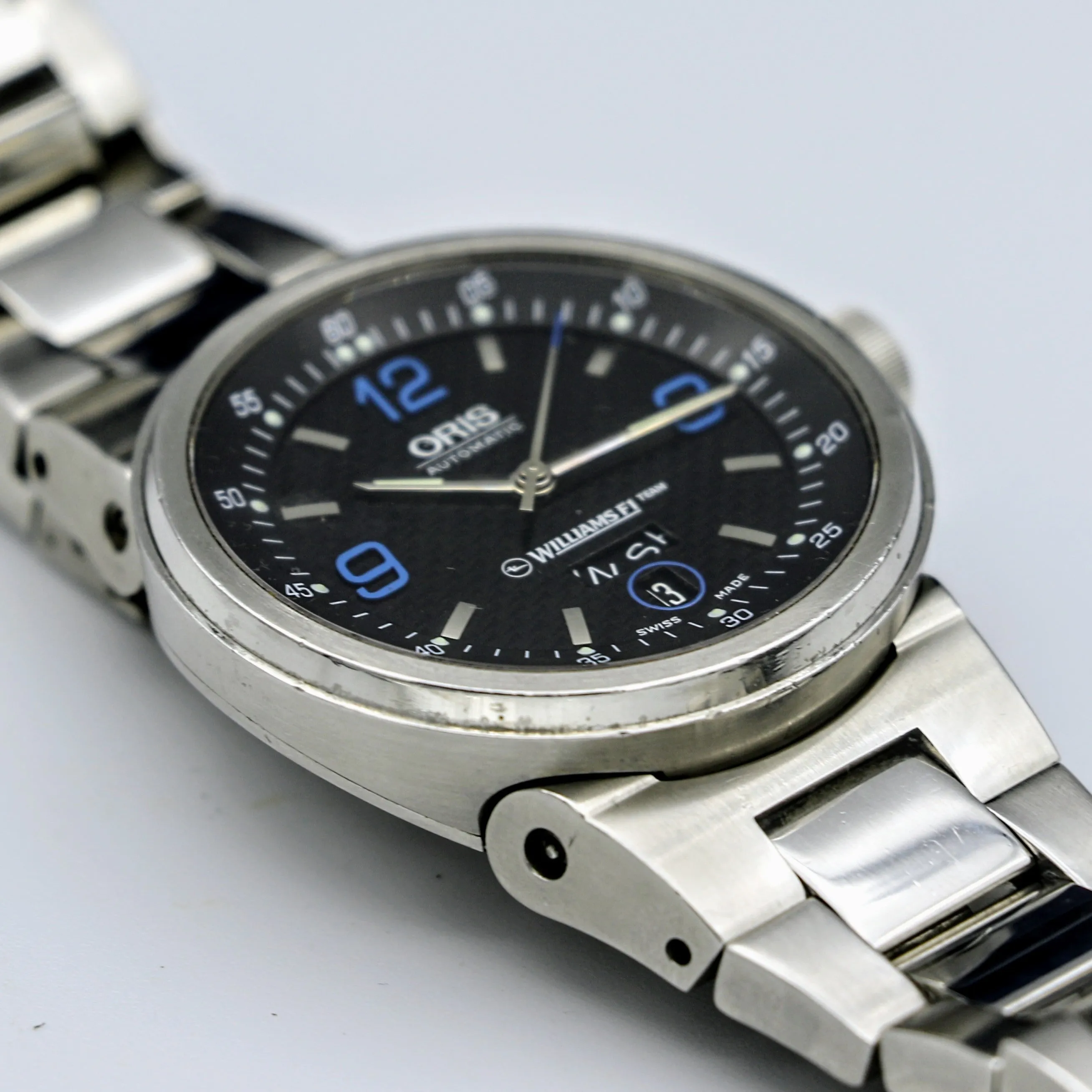 ORIS Williams F1 Team Automatic Day/Date Wristwatch Caliber 635 25 Jewels Watch