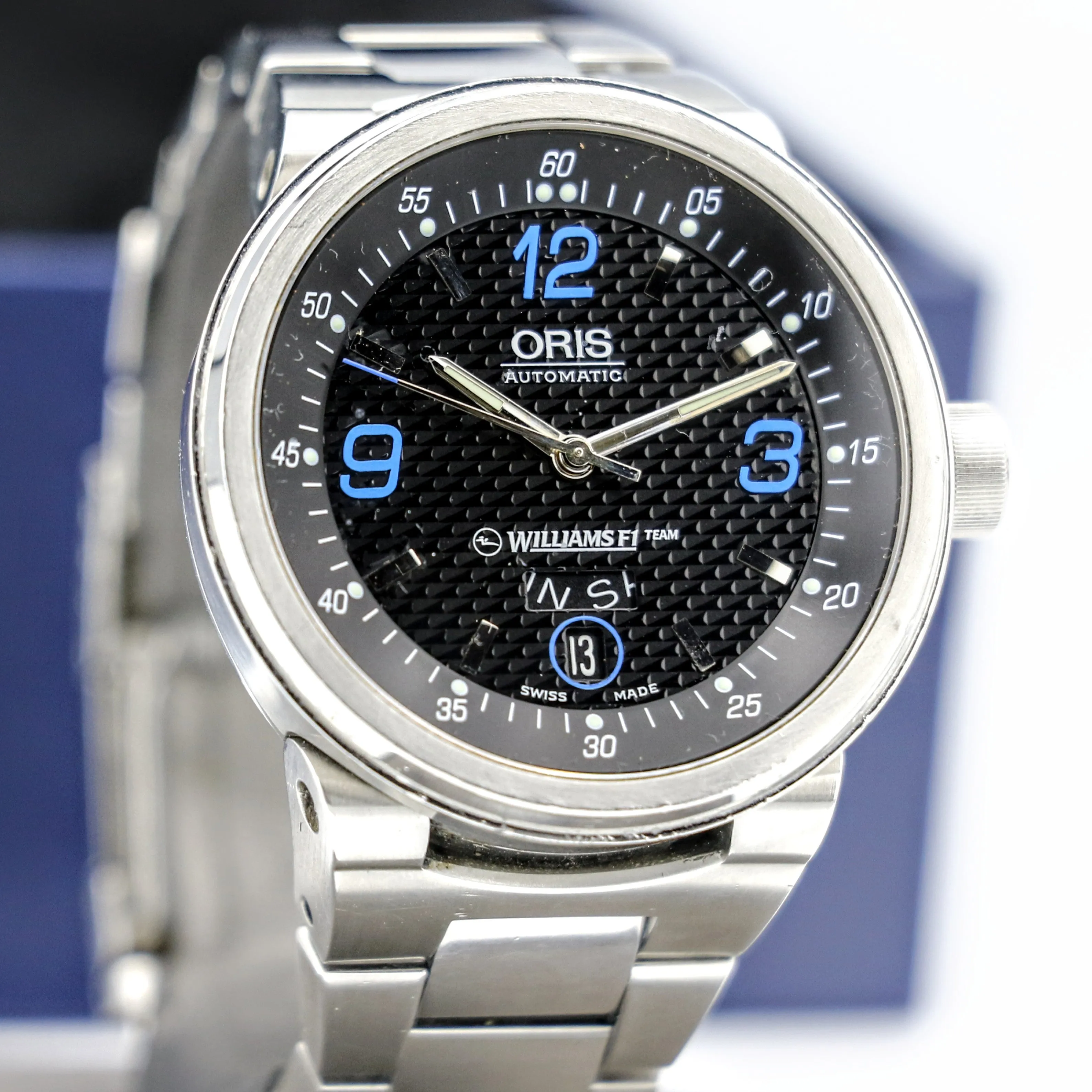 ORIS Williams F1 Team Automatic Day/Date Wristwatch Caliber 635 25 Jewels Watch