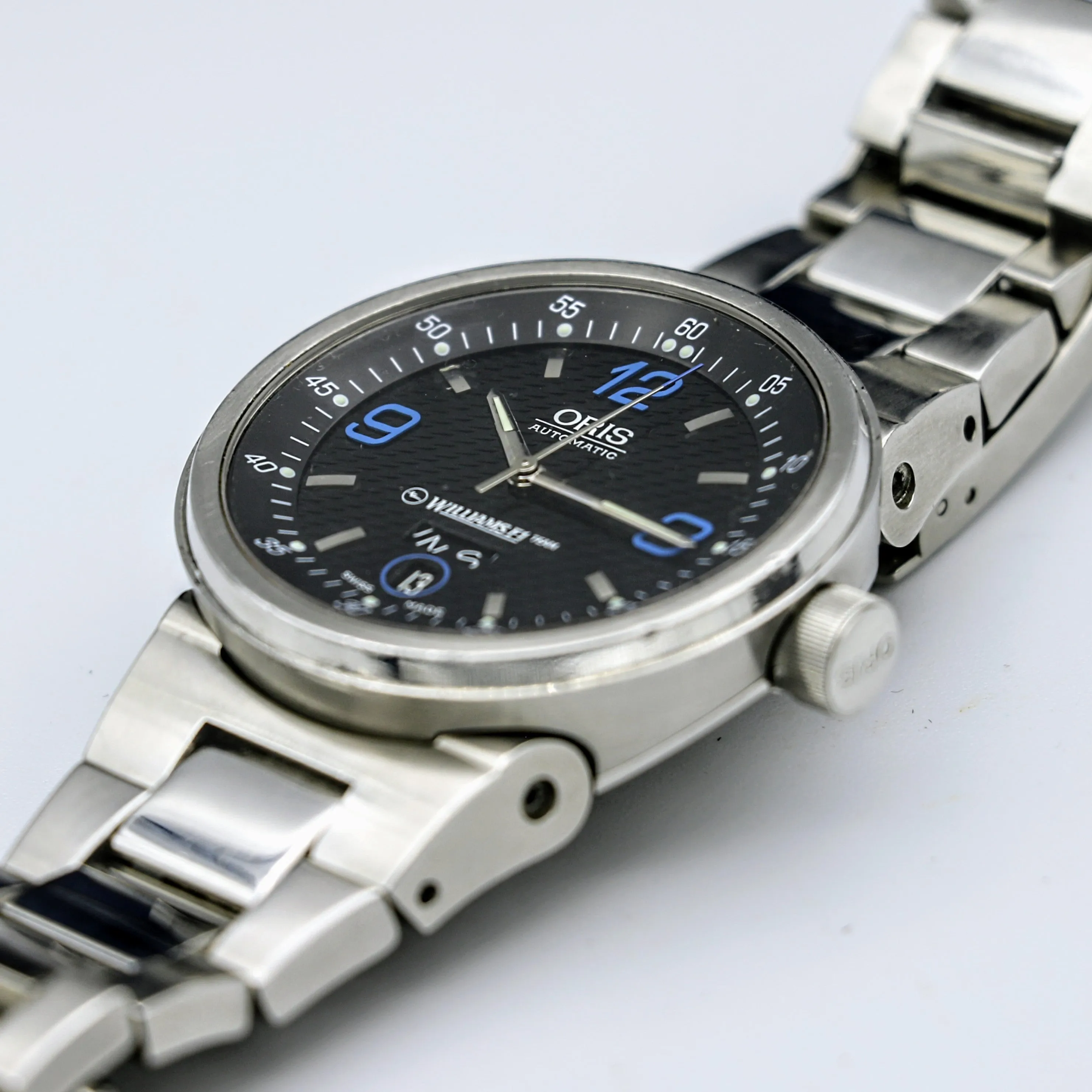 ORIS Williams F1 Team Automatic Day/Date Wristwatch Caliber 635 25 Jewels Watch