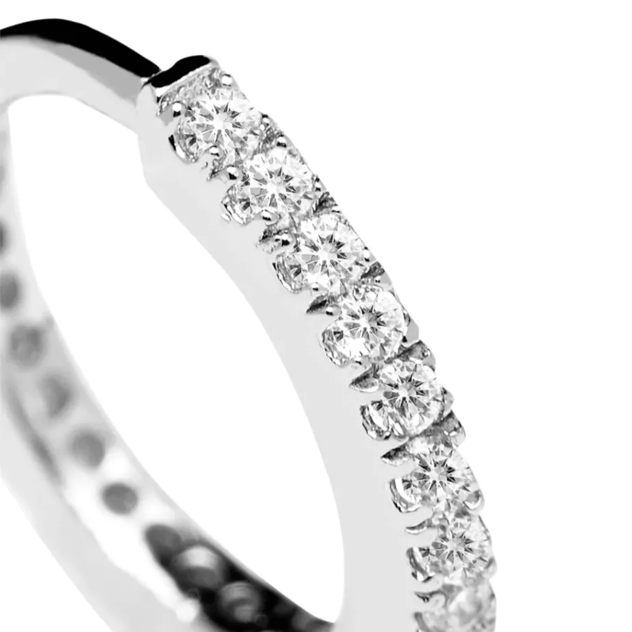P D PAOLA | White Mini Hoops