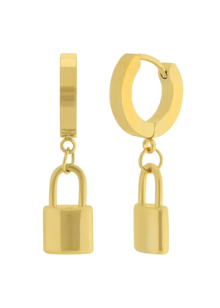 Padlock Earrings
