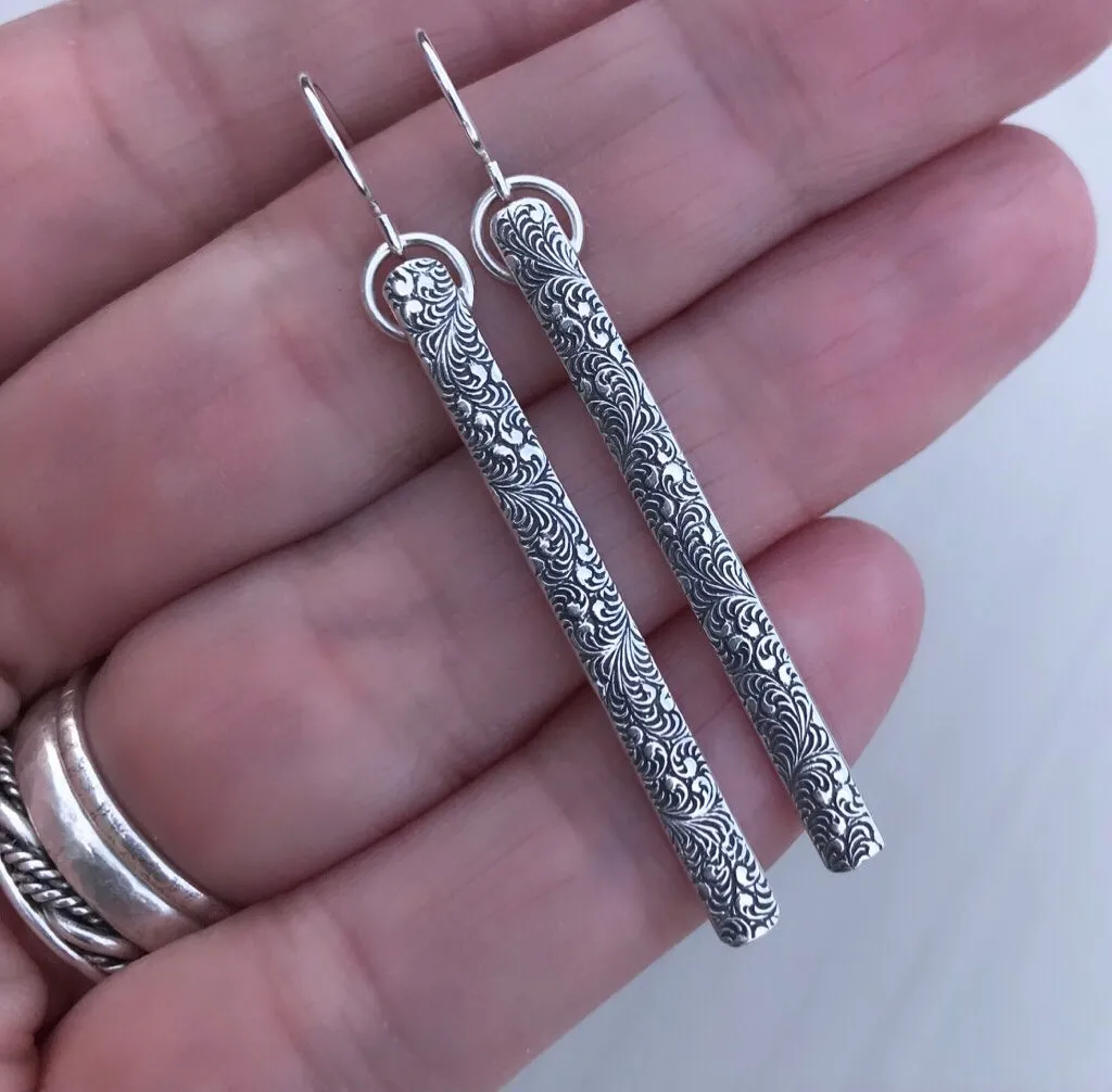 Paisley Bar Earrings