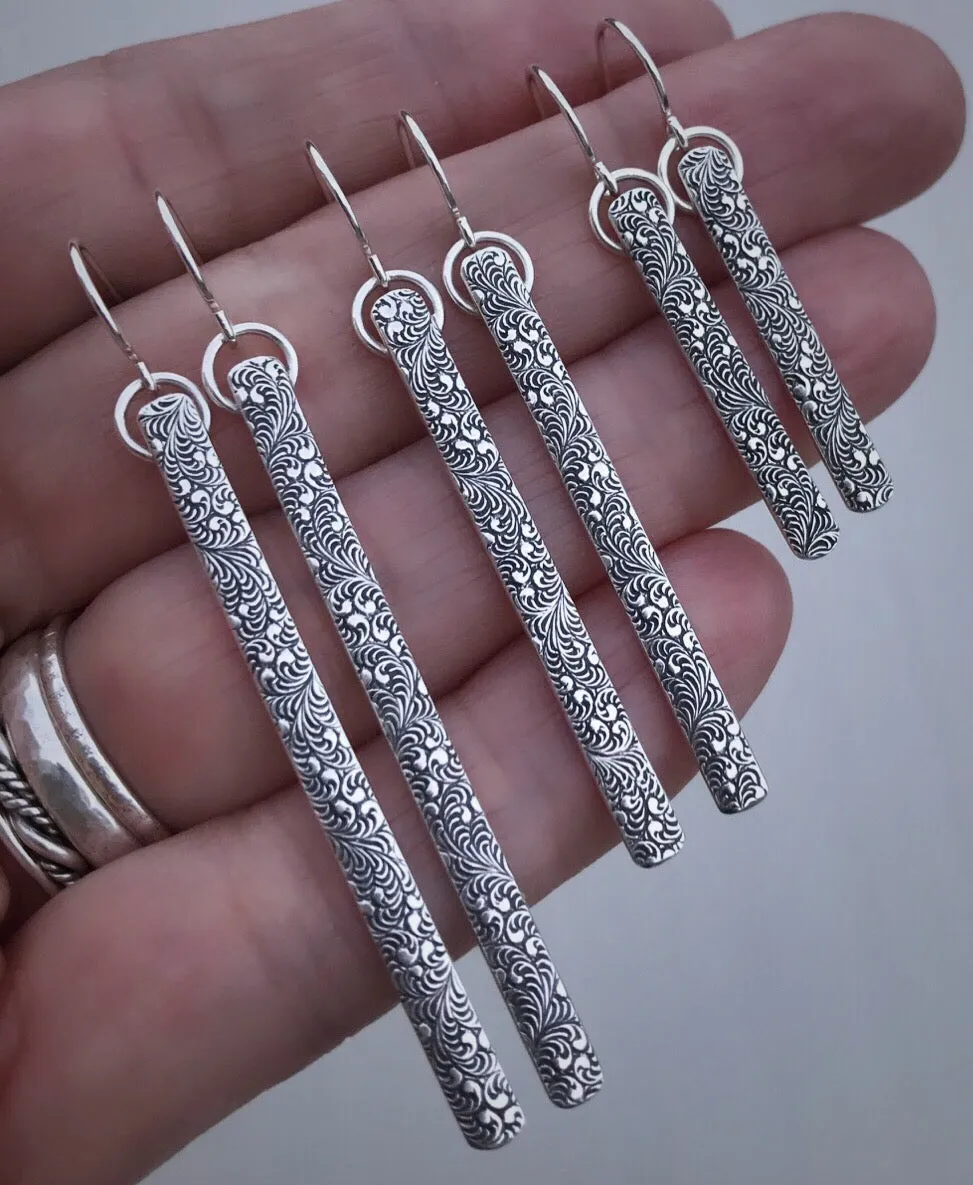 Paisley Bar Earrings