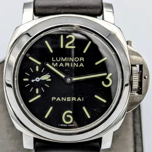 PANERAI Luminor Marina Manual Watch Original Strap Swiss Wristwatch