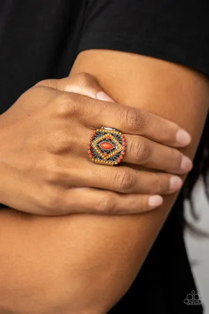 Paparazzi Amplified Aztec - Orange