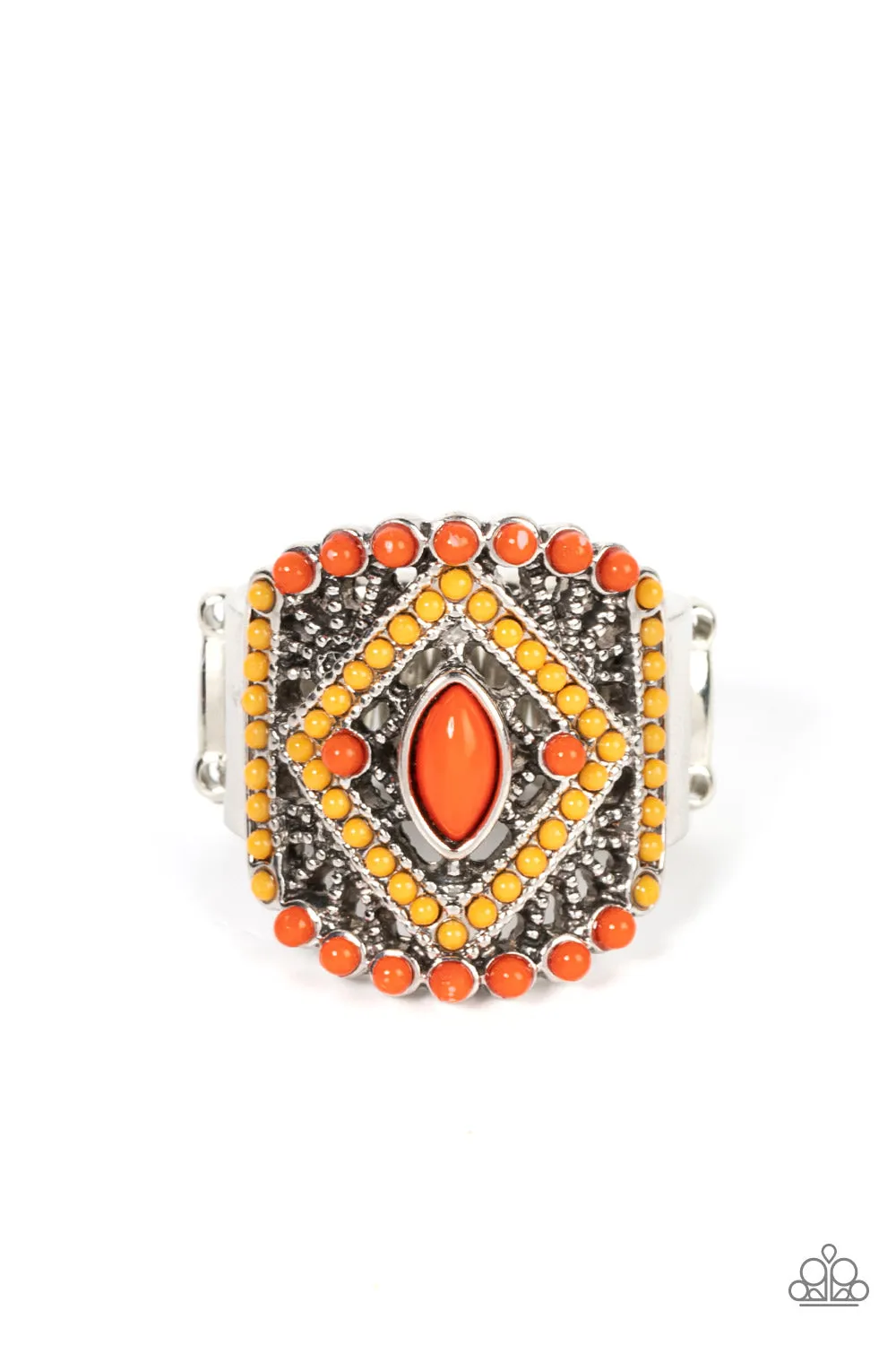 Paparazzi Amplified Aztec - Orange