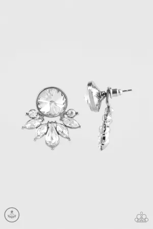 PAPARAZZI Radically Royal - White EARRINGS