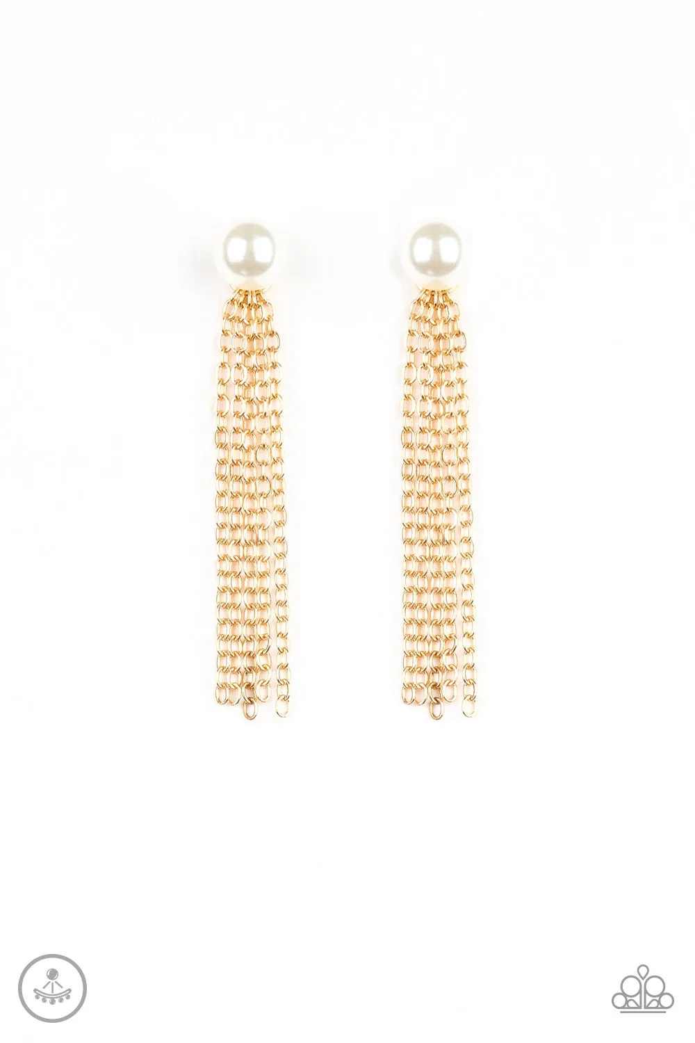 Paparazzi Rebel Refinement Earrings Gold