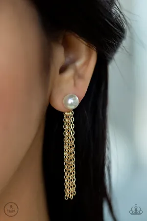 Paparazzi Rebel Refinement Earrings Gold