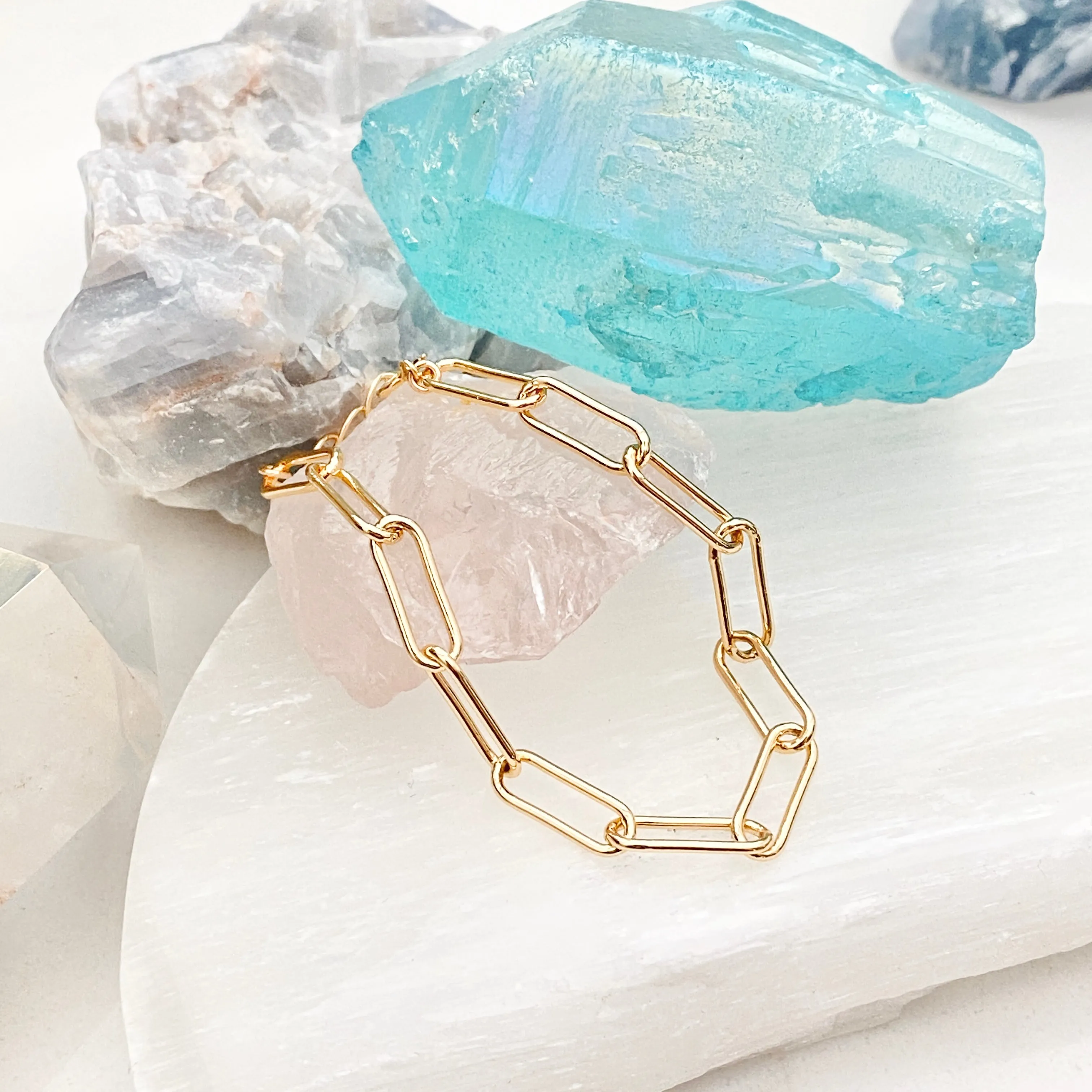 Paper Clip Chain Bracelet