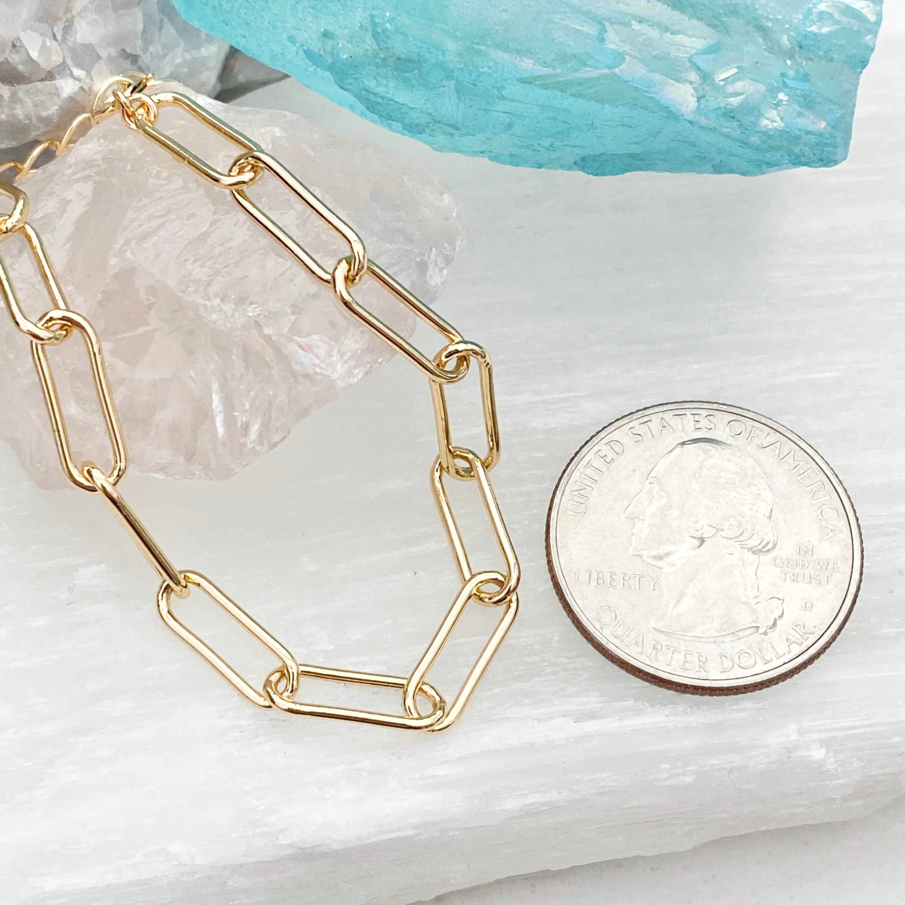 Paper Clip Chain Bracelet