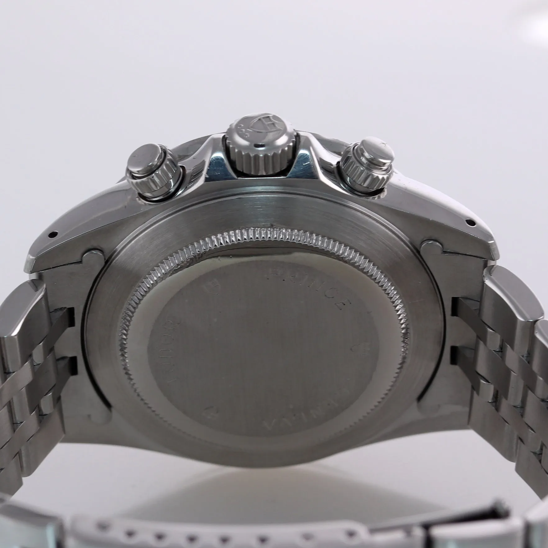 PAPERS Tudor Prince Date 79280 Black Panda Chrono Jubilee Watch