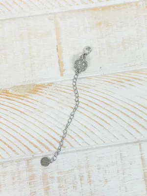 Pave Magnet Extender - Silver