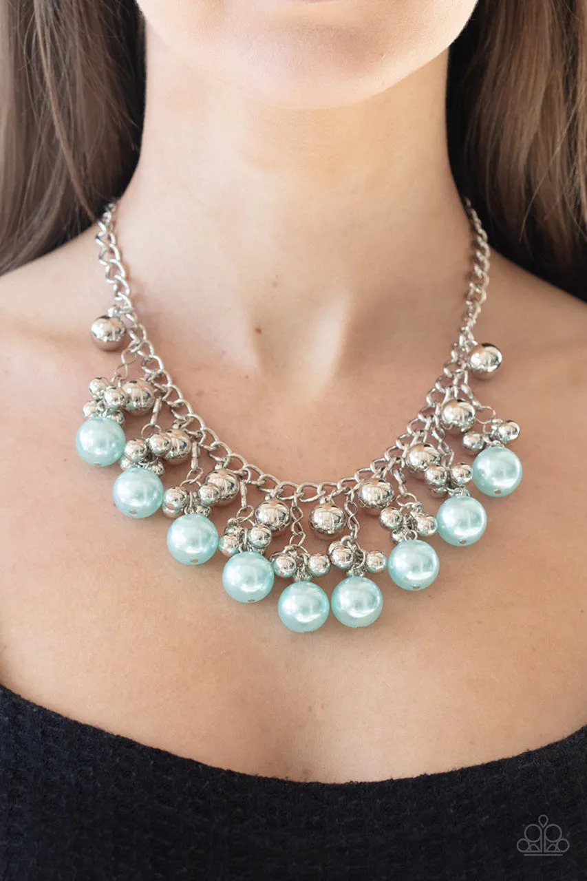 Pearl Appraisal Blue Paparazzi Necklace