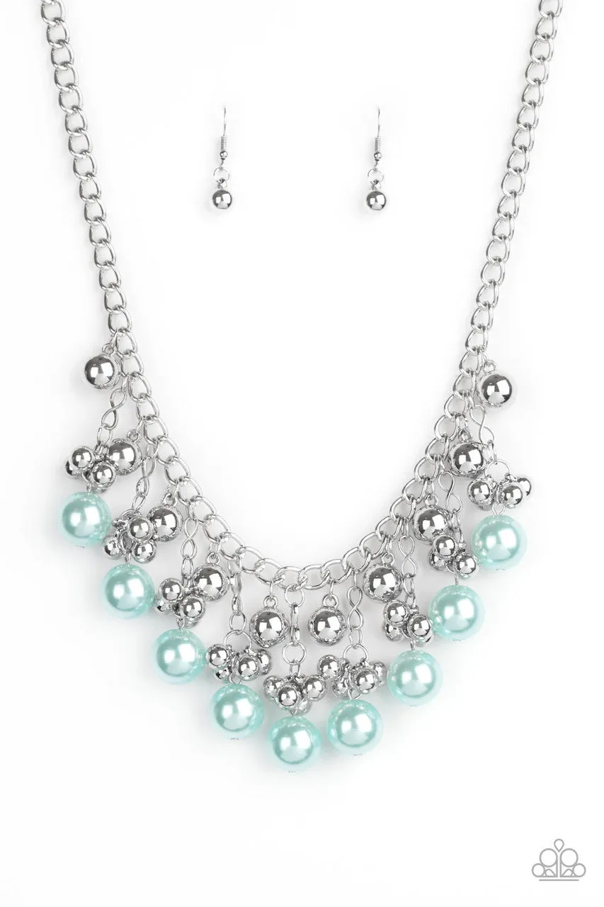 Pearl Appraisal Blue Paparazzi Necklace