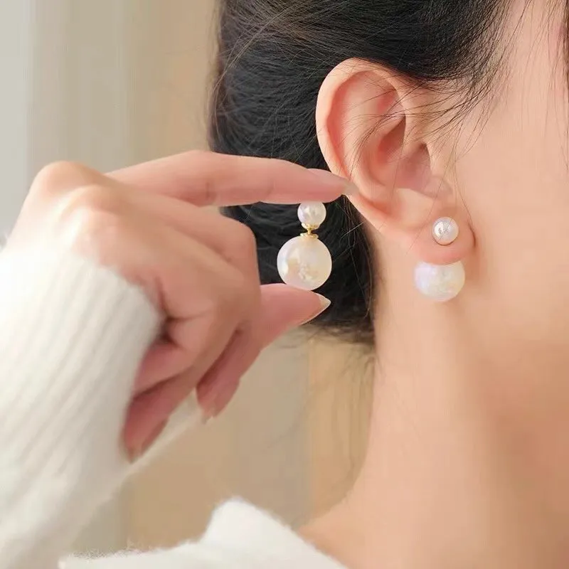 Pearl Jacket Earrings