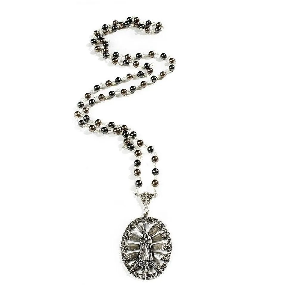 Pearl Twilight Virgin Rosary