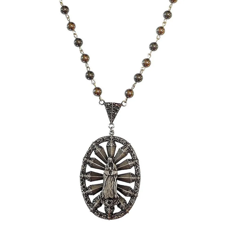 Pearl Twilight Virgin Rosary