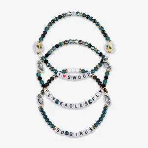 Philadelphia Eagles 3 Pack Friendship Bracelet