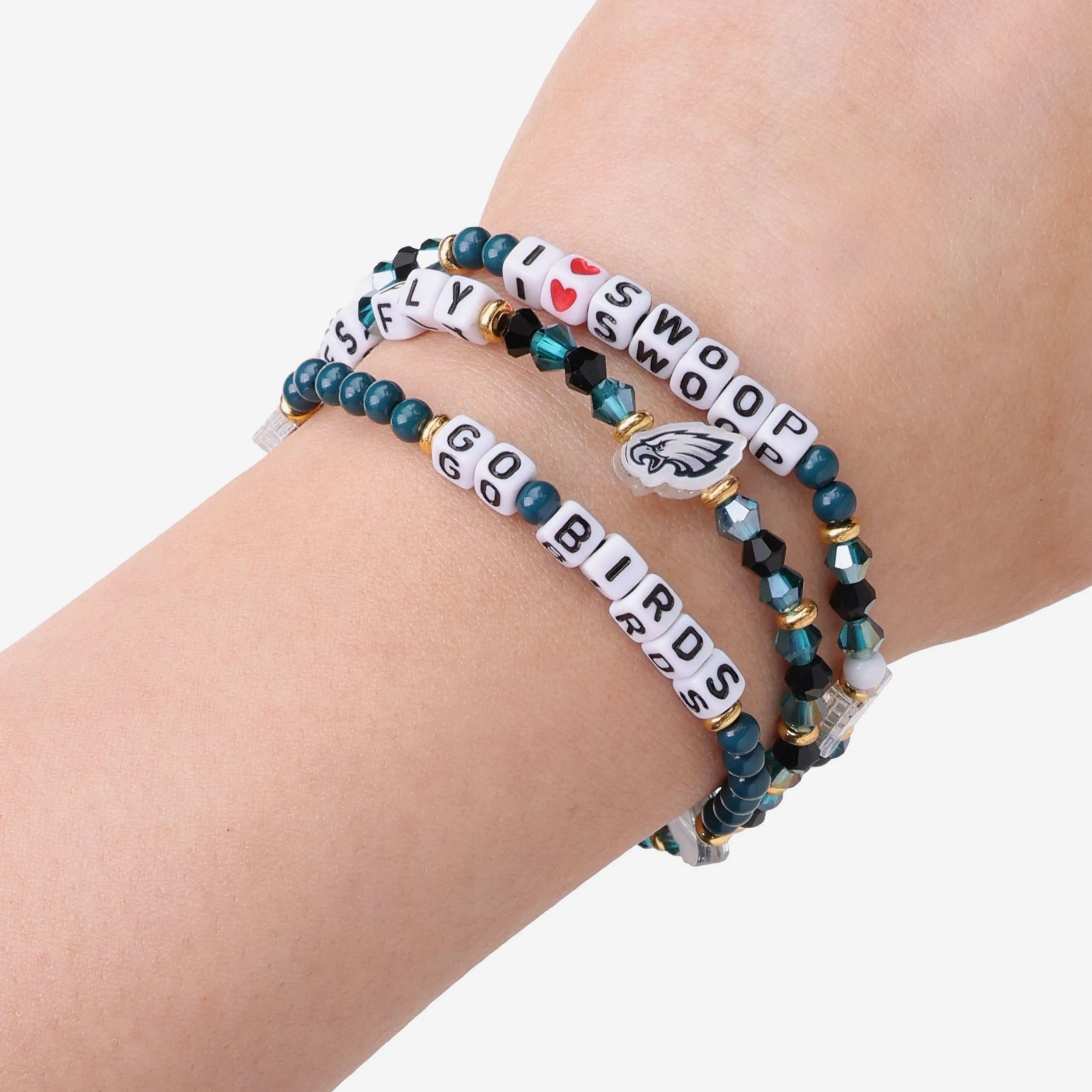 Philadelphia Eagles 3 Pack Friendship Bracelet