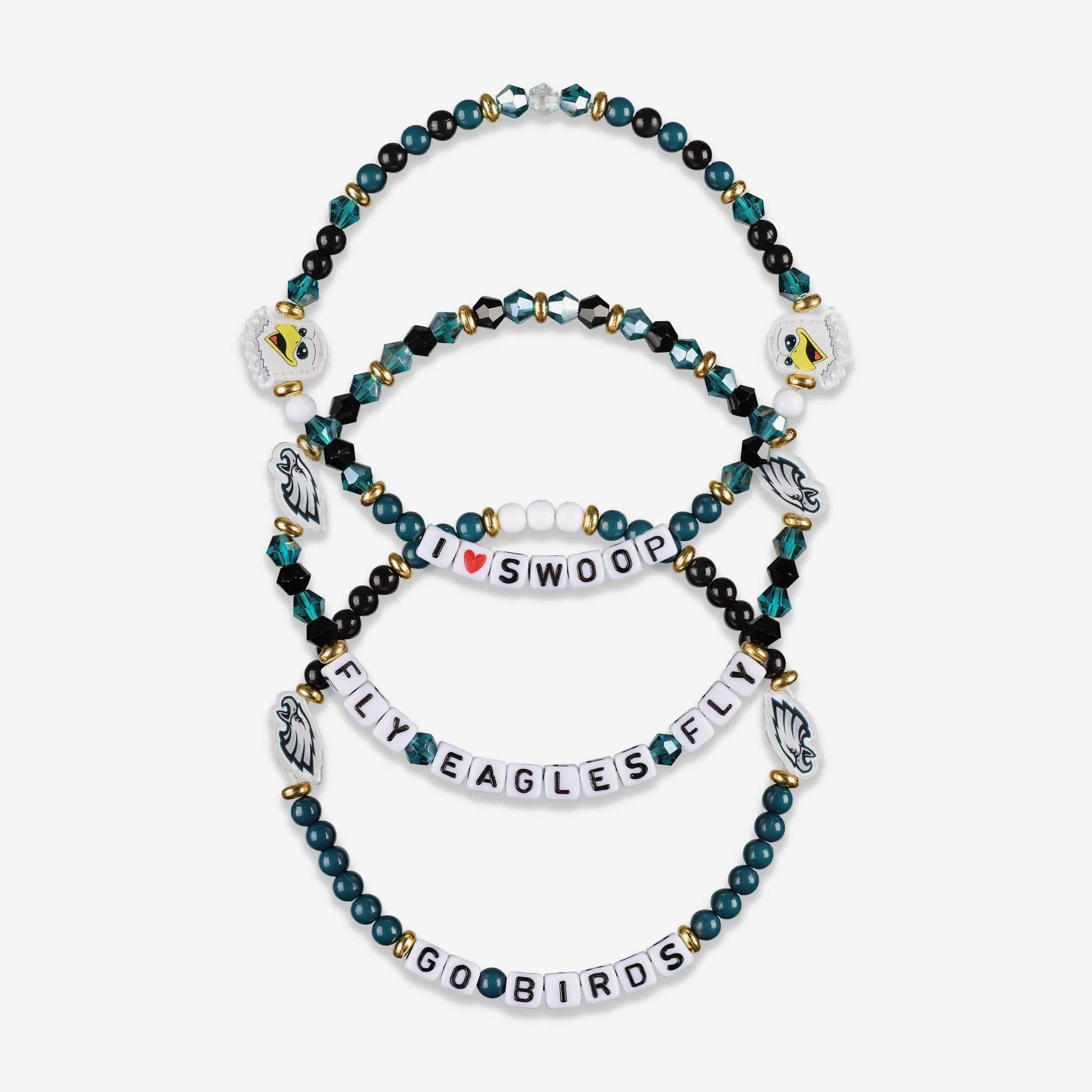 Philadelphia Eagles 3 Pack Friendship Bracelet