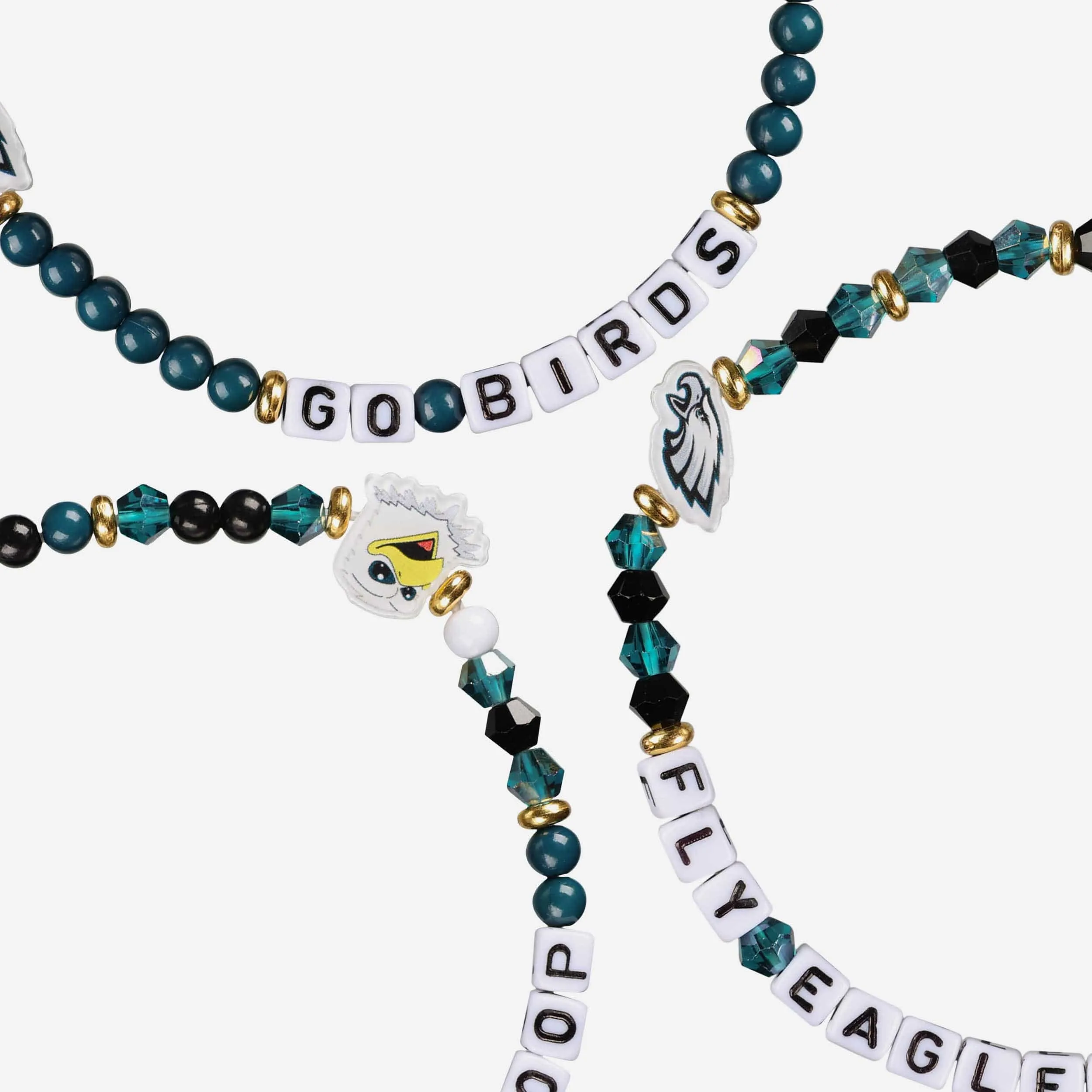 Philadelphia Eagles 3 Pack Friendship Bracelet