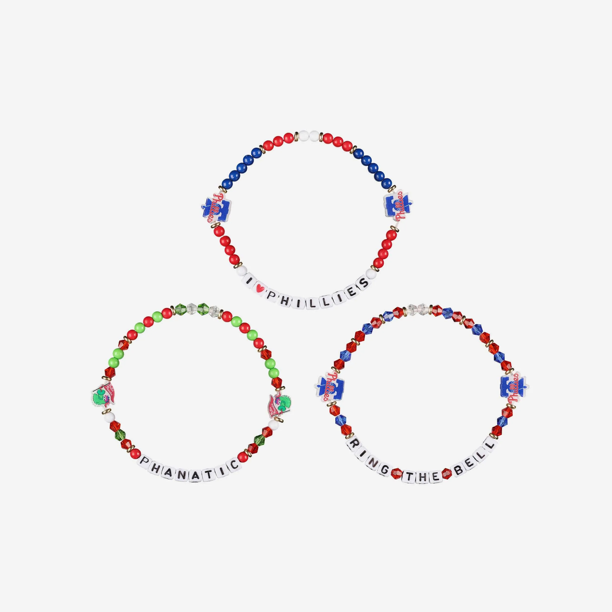 Philadelphia Phillies 3 Pack Friendship Bracelet