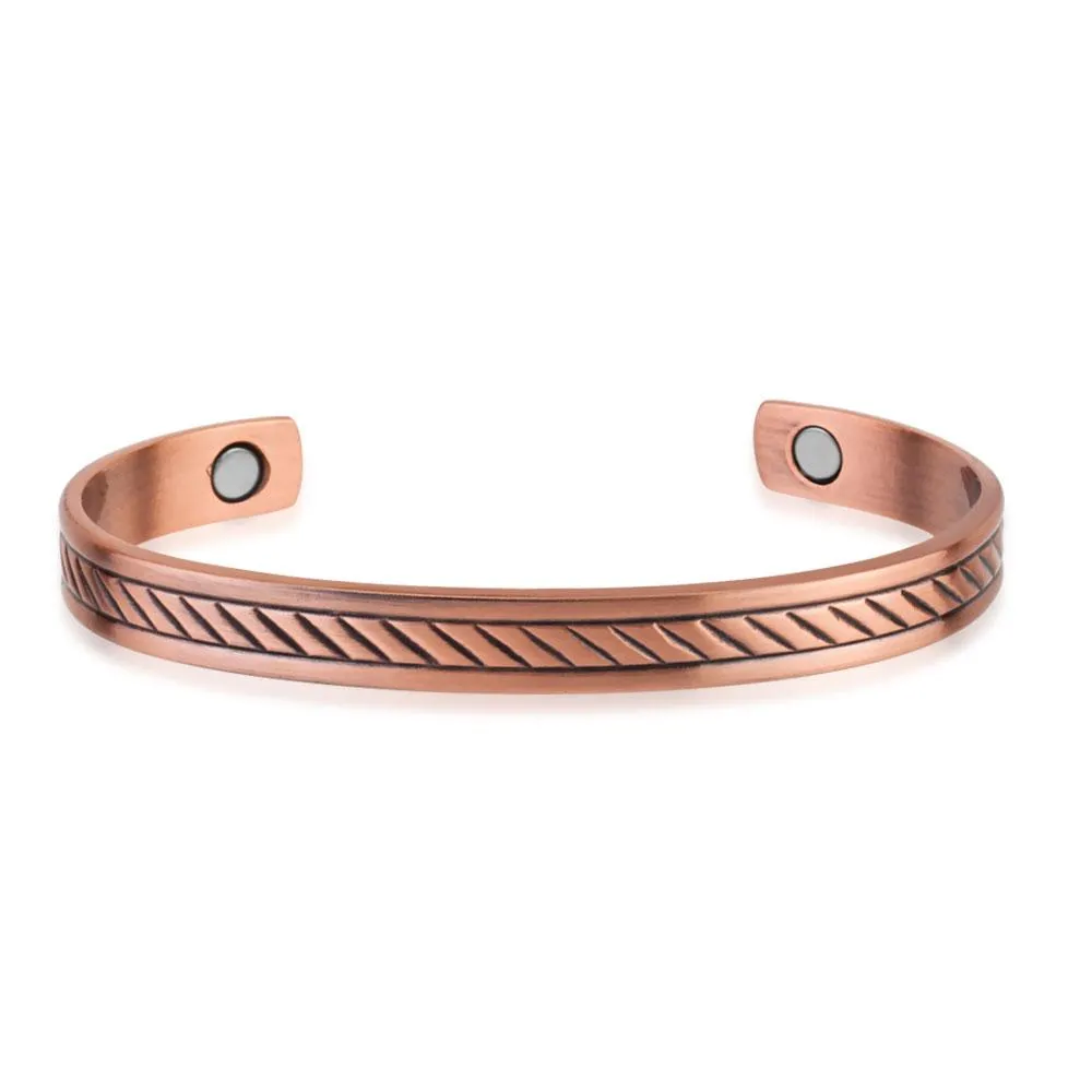 Plain copper bracelet