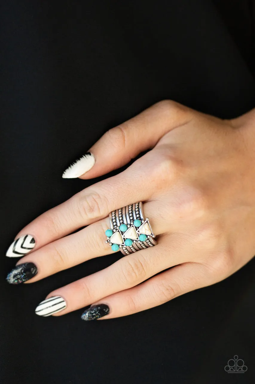 Point Me to Phoenix White Paparazzi Ring