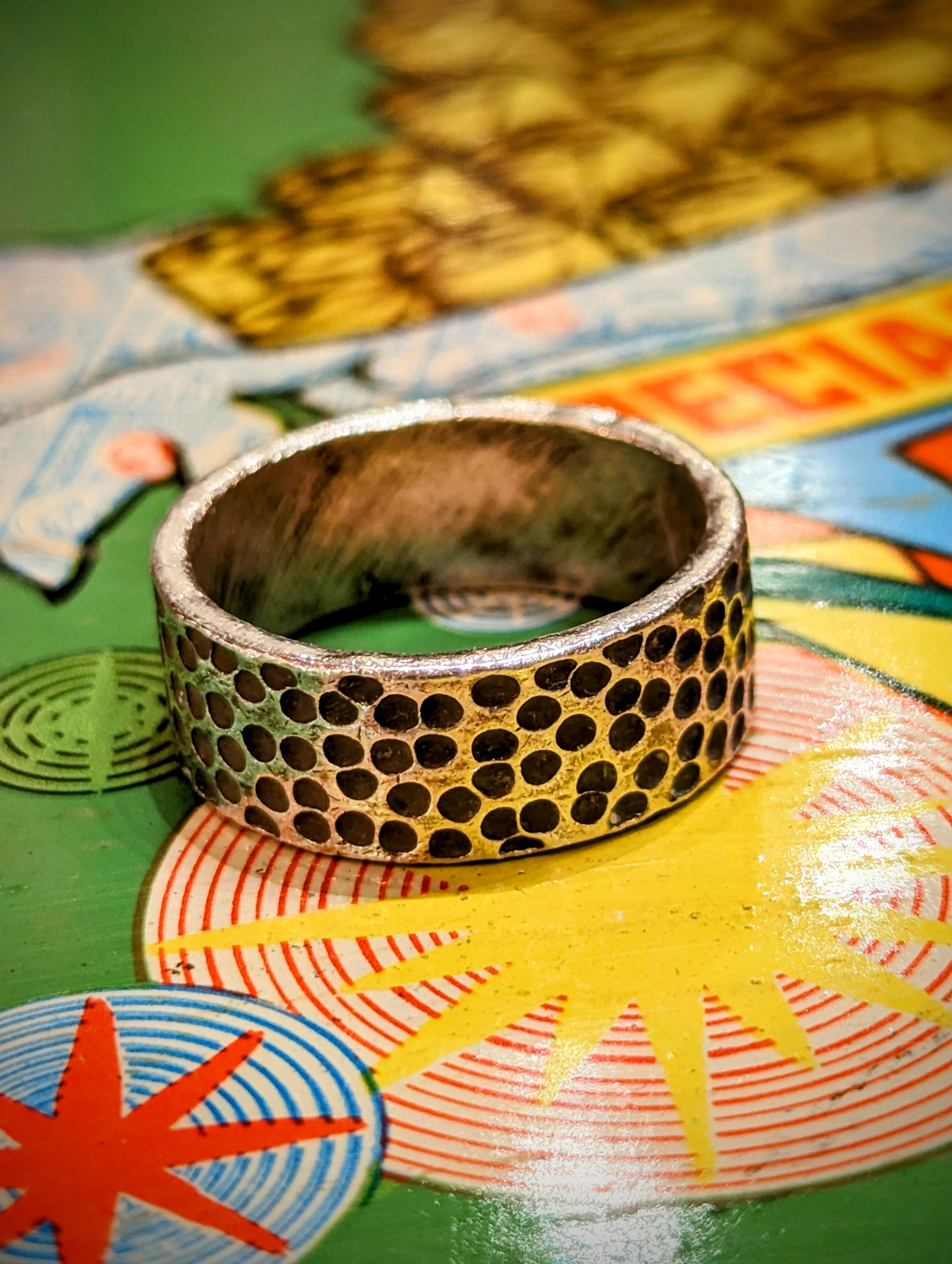 Polka hammered Hill tribe band