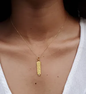 Prehistoric Works 24K Gold Love Letters Pendant
